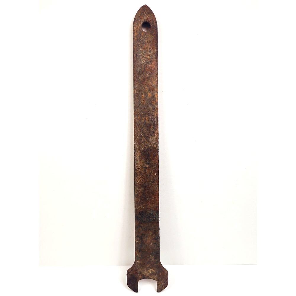 Vintage Hand Made Forged Railroad Wrench Rustic Steel 21" Mechanic Black Smith